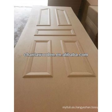 Paneles decorativos interiores de piel de puerta moldeada